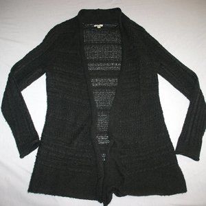 Sonoma Cardigan Sweater Open Front Women M Gray